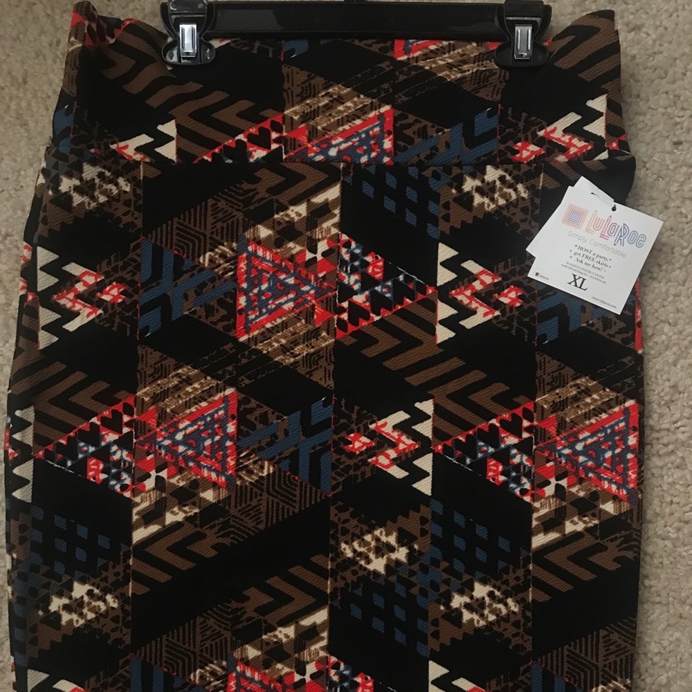 XL Cassie pencil skirt Lularoe